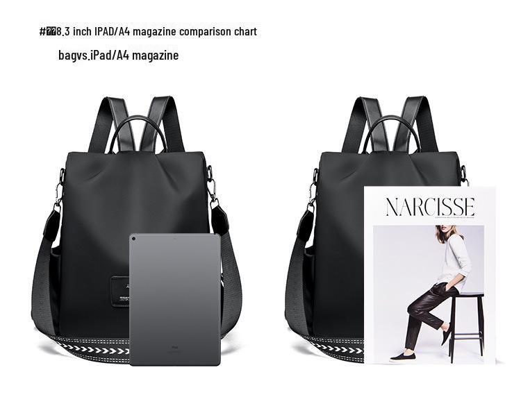 2024 Trendy Large-Capacity Anti-Theft Oxford Cloth Backpack for Women