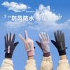 Ski Outdoor Gloves Men's Waterproof Warm Gloves Women's Versatile Thickened Fleece