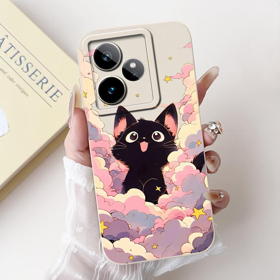 For Realme GT 7 5G Case RMX5061 Cute Cartoon Fashion Painted Cover Soft Silicone Case For Realme GT7 Pro GT 7 Pro 7T GT7T Fundas