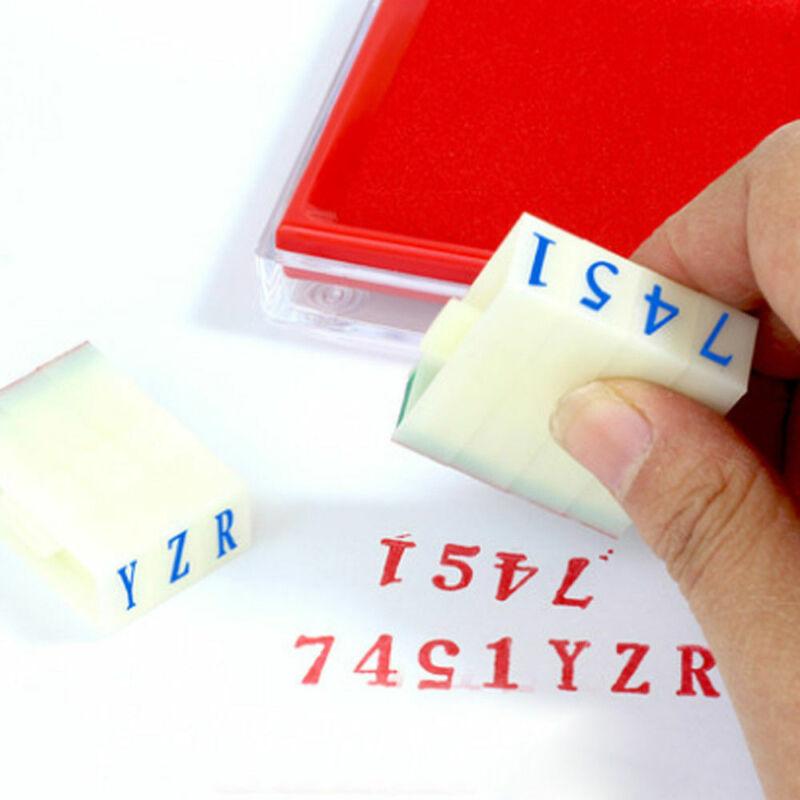 English Alphabet Letters Numbers Rubber Stamp Free Combination Diy Craft