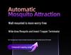 Wall-Mounted 3-in-1 Purple Light Electric Mosquito Swatter: Handheld, Electric Shock, Insect Attracting Killer Lamp