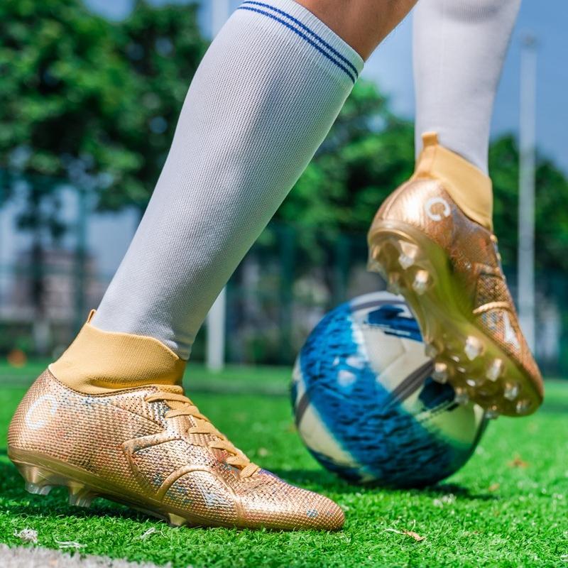 34-46 Kids Football Boots  Large Size Football Shoes AG Artificial Lawn Training Soccer Shoes for Men Boys Soccer Shoes