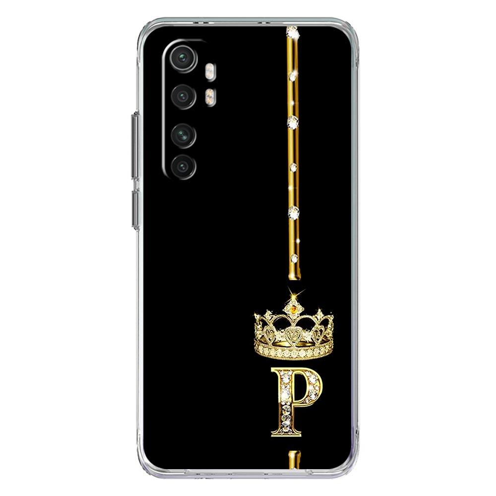 

Чехол с буквами и буквами из бриллиантовой короны для Xiaomi Poco X5 NFC X3 F5 F4 F3 M3 14 13T 12T 12 13 Lite 11 Ultra Mi 10T 5G 11X Pro Xiaomi 11T