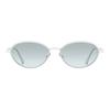 Dior Solid Design Oval Sunglasses Women sunglasses Silver DCANR1UXR