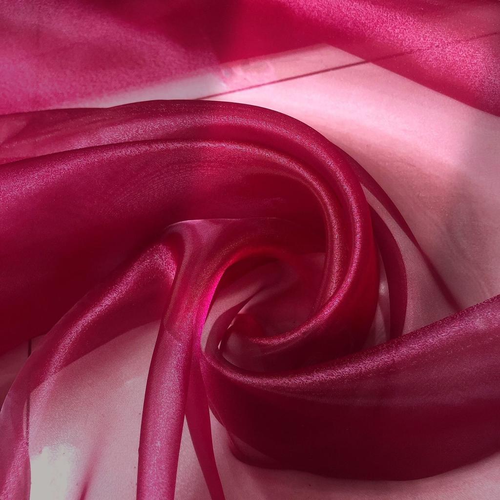 DIY Christmas Tree Bow Decoration Transparent Pearlescent Slightly Hard Organza Fabric Wedding Floral Wedding Dress Gowns Fabric