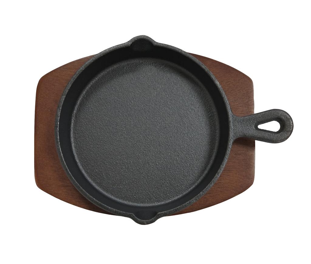 Hot Selling Pre-seasoned Cast Iron Skillet Pancake Cookware Tableware Cast Iron Frying Pan Set