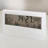 Digital Clock Multifunctional Temperature Display Mute Modern Desk LCD Electrical Alarm Clock for Office