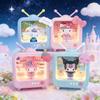 Kawaii Sanrio Character Tv Channel Series Luminous Night Light Toys Anime Kuromi Cinnamoroll  Girls Desktop Ornaments