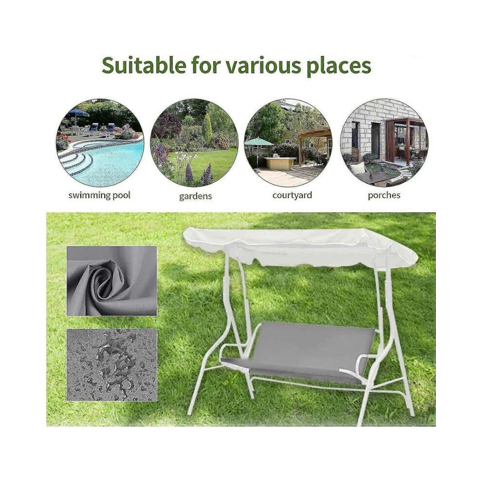 (138x50x50cm) Replacement Garden Swing Seat Cover,Durable 600D Oxford Fabric Waterproof