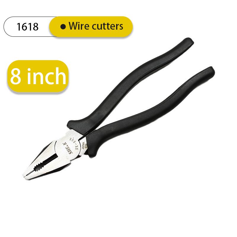 5 типов пассатижей, включая 8-дюймовые кусачки для проволоки, 6-дюймовые длинногубцы и бокорезы, подходящие для домашнего использования