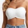Zeriluna Strapless Lace Bandeau Bra - Elegant, Soft, Push-up, Wireless Design