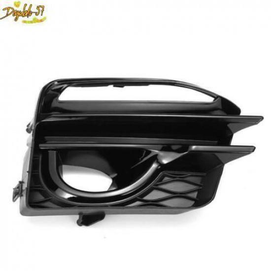 Black For Infiniti Q50 Sport 2014-17 Bezel Front Bumper Fog Light Cover Trim New