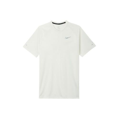 Nike Мужская белая дышащая быстросохнущая футболка с коротким рукавом EU XL белый