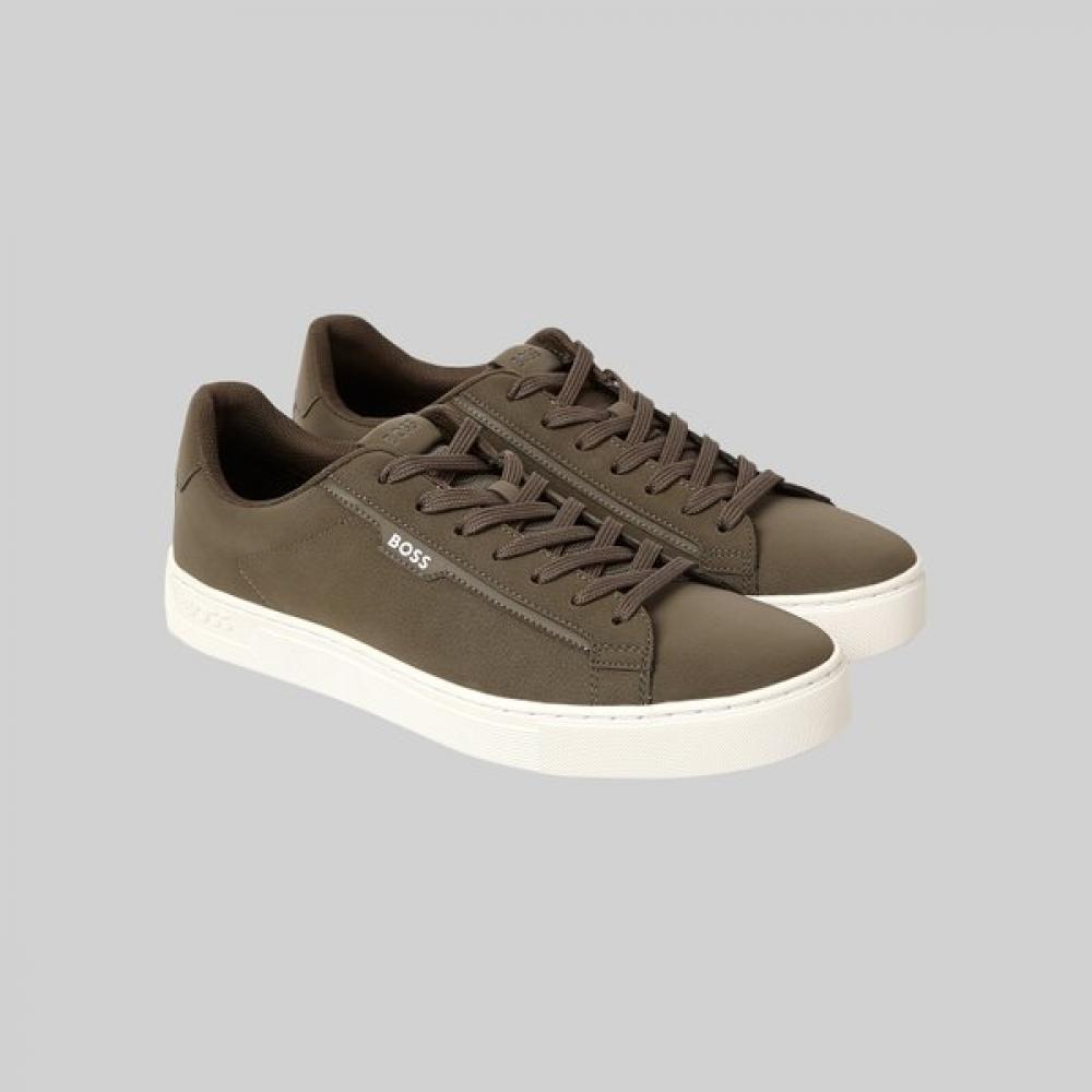 

Boss Simple Rubber Sole Lace Up Sneakers Dark Green Wi24 44
