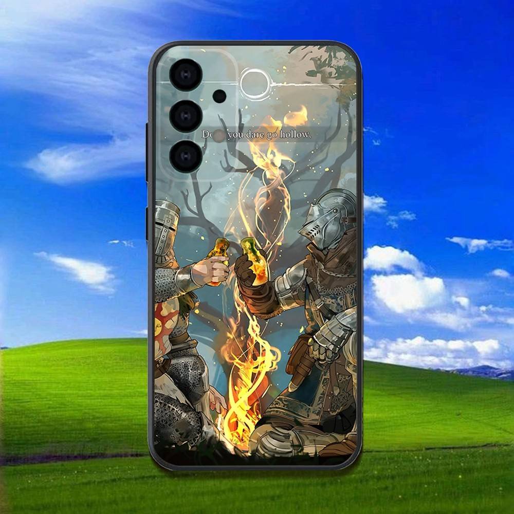 Phone Case For Samsung Galaxy A13,A21s,A22,A31,A32,A52,A53,A71,A80,D-Dark S-Souls Game Soft Black Shell