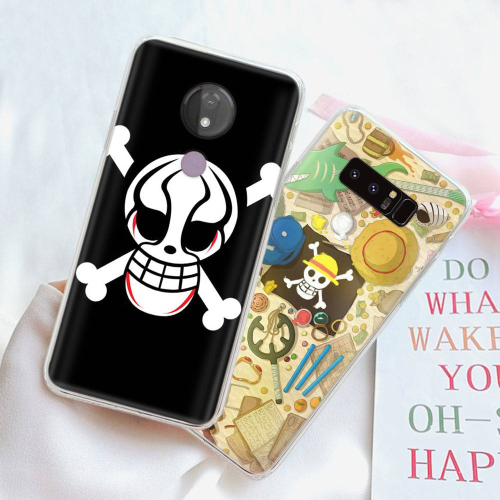 JW59 One Piece Anime Transparent Case for Samsung A04 A14 A23 M33 M53 Realme 10 9 C35 C55 VIVO Y02 X80 Infinix Hot 30 Note 11 Tecno Spark 8P Pro