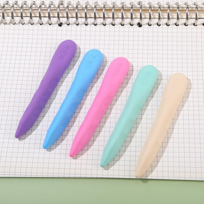 3Pcs Large Erasers for Primary School Students No Crumbs Clean Erase Non-Toxic for Homework Drawing Gifts