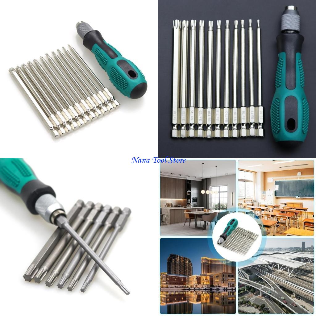 31GJ Эффективный набор Torx отверток, Отвертки для сборки мебели China Mainland