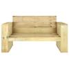 VidaXL Banc de jardin 139 cm Bois de pin imprégné