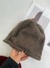 Lazy wind solid color wool hat women's autumn and winter versatile warm knitted hat ins tide pile hat bag head hat cold hat