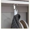 1/10 Pieces White Clothes Hooks Stainless Steel Hangings Solid Hooks Top Mounted Hooks  Bathroom