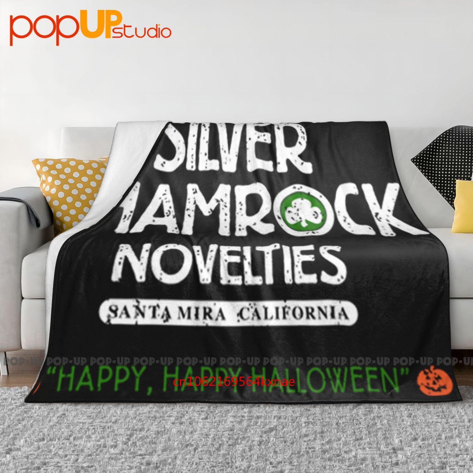 Halloween 3 Silver Shamrock Ultra-Soft Blanket Quilt Winter Sofa Cover Bed Covers 30x40in