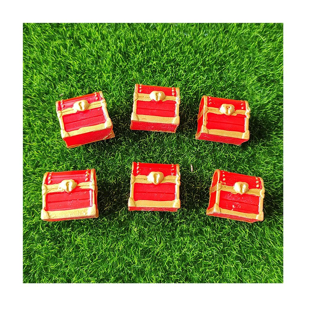 100pcs Mini Treasure Chest Box Doll Dollhouse Miniatures Accessories Room Doll House Kitchen Decor Kit Kitchen Toys