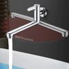 Extendable Wall Mounted Faucet Made of Stainless Steel for Cleaning Tasks