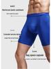 Men's Anti-Friction Quick-Dry Long Boxer Briefs for Running