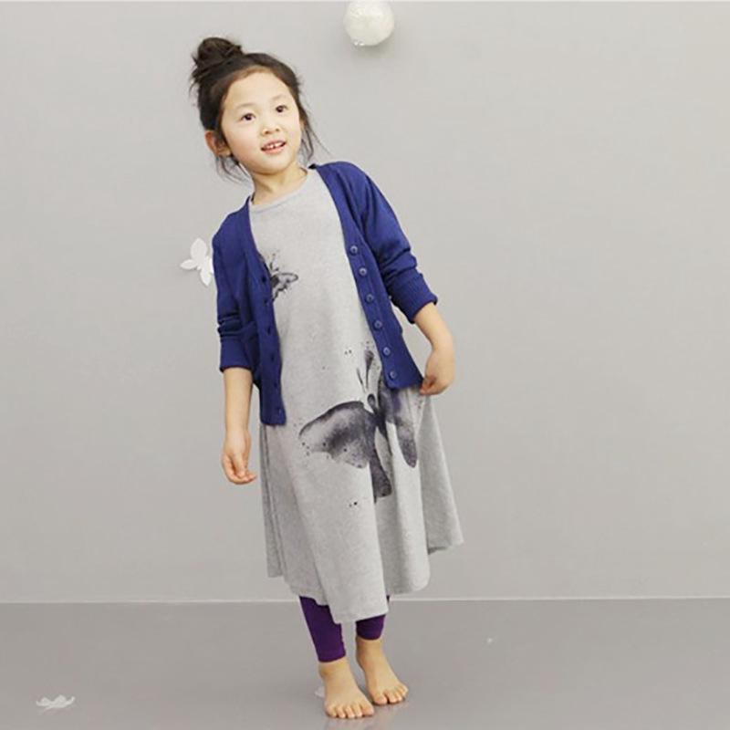 Mädchen-Schmetterlings-Malerei-Kleid für Kinder, Tanz-Party-Kleider, Kleidung im Alter von 3–10 Jahren