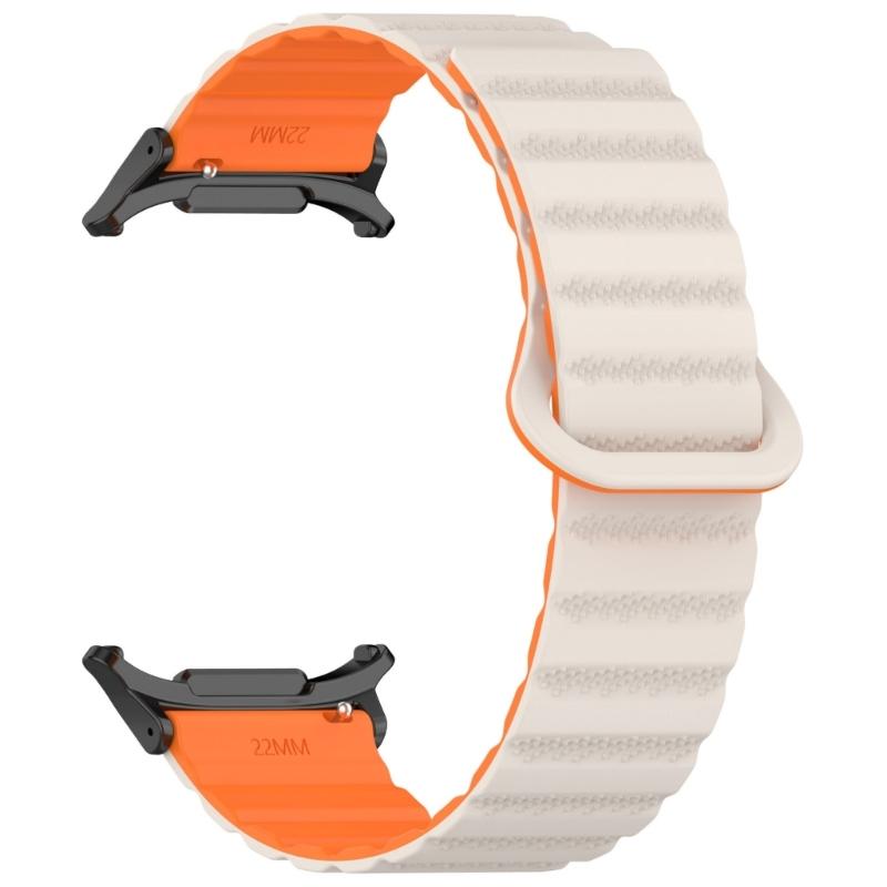 Magnetic Silicone Watchband For GWU25 47mm Smartwatch Sweatproof Tear Resistant Watch Straps