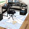 Cinnamoroll Anime Cartoon Design Chair Mat Non-Slip Carpet for Office Home Decoration Living Room Bedroom Game Room Dormitory Universal Seasonal Gift.