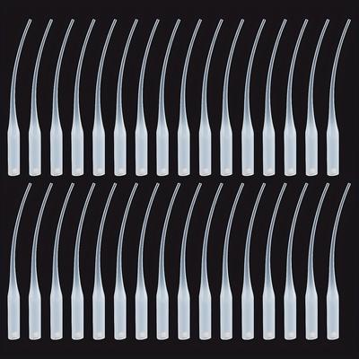 Puntas de pegamento, 100 piezas de pegamento de plástico, micropuntas, extensor de pegamento, aplicador de pegamento CA de precisión para manualidades, proyectos de pasatiempo, ranura para traste de guitarra