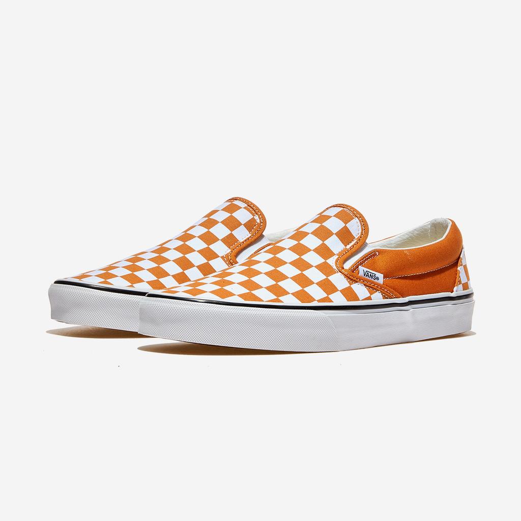 [Vans] Classic Slip-On - Color Theory Checkerboard Marmalade [VN000D6Y52K] [Shipped from Korea] 100% Authentic