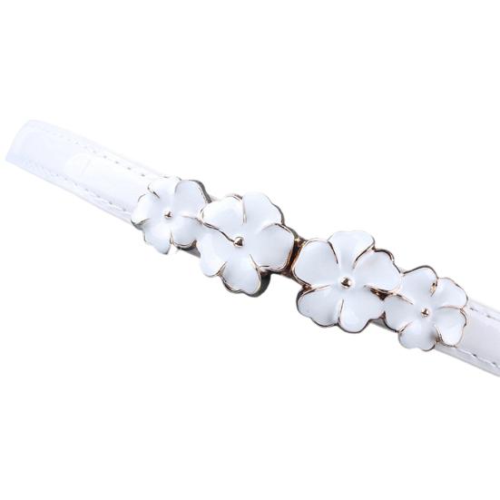 

Женский тонкий корсет с цветочным декором, пояс из искусственной кожи, пояс для похудения, декоративная юбка, пояс белый