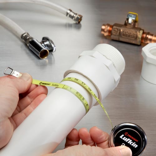 Lufkin W606PM 6mm X 2m Executive Diameter Pocket Tape, Millimeters