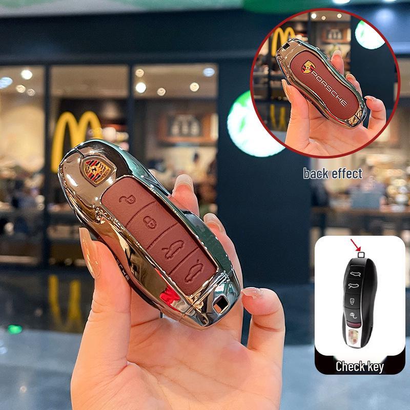 Vlastní kryt klíče pro dálkové ovladače Porsche Panamera, Macan, Cayenne, Taycan a 718