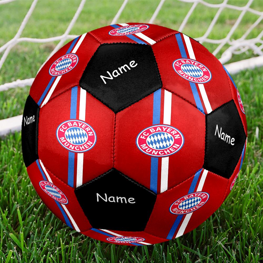 Custom Name Bayern Munich Theme Size 5 Soccer Ball, Suitable for Both Indoor and Outdoor Matches, a Gift Suitable for Everyone.