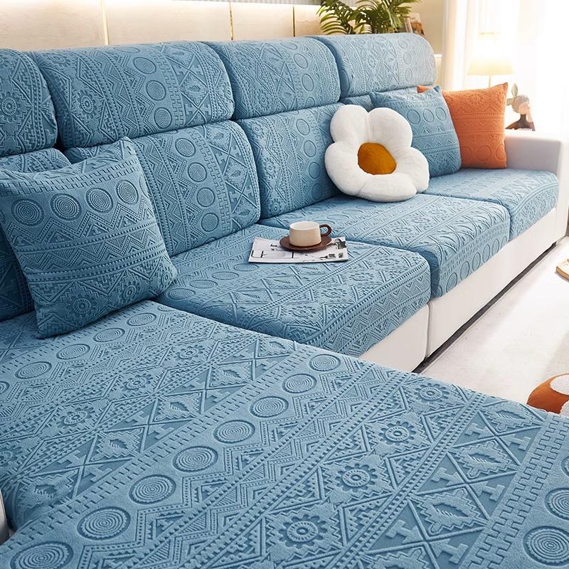 Pokrowiec na sofę odporny na zarysowania All-Inclusive Uniwersalny pokrowiec Cztery pory roku Uniwersalna poduszka na sofę antypoślizgowa bez mierzenia Elastyczna sofa...