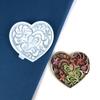 Creative Heart Shaped Flower Silicone Mold Easy To Use for Handmade Soap, Resin, and Cake Decoration DIY Craft Too