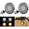 HDBUBALUS Motorcycle Front Turn Signals 1157 LED Bullet Running Light for Harley Touring Road King Road Glide Softail Electra Glide Sportster 1200