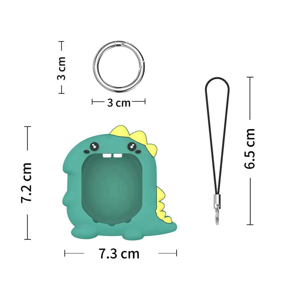 Capa Protetora de Silicone Fofa para Máquina de Bichinho Virtual Tamagotchi Uni 2025 com Cordão de Dedo Capa Macia Anti-Arranhões
