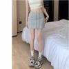 Women's Summer High-Waist Versatile A-Line Drawstring Sports Mini Skirt with Hip-Wrap Design