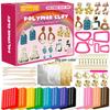 Polymer Clay Fimo DIY Soft Clay Set Molding Craft Oven Bake Clay Blocks Montessori Early Education Toy For Kids Christmas Set