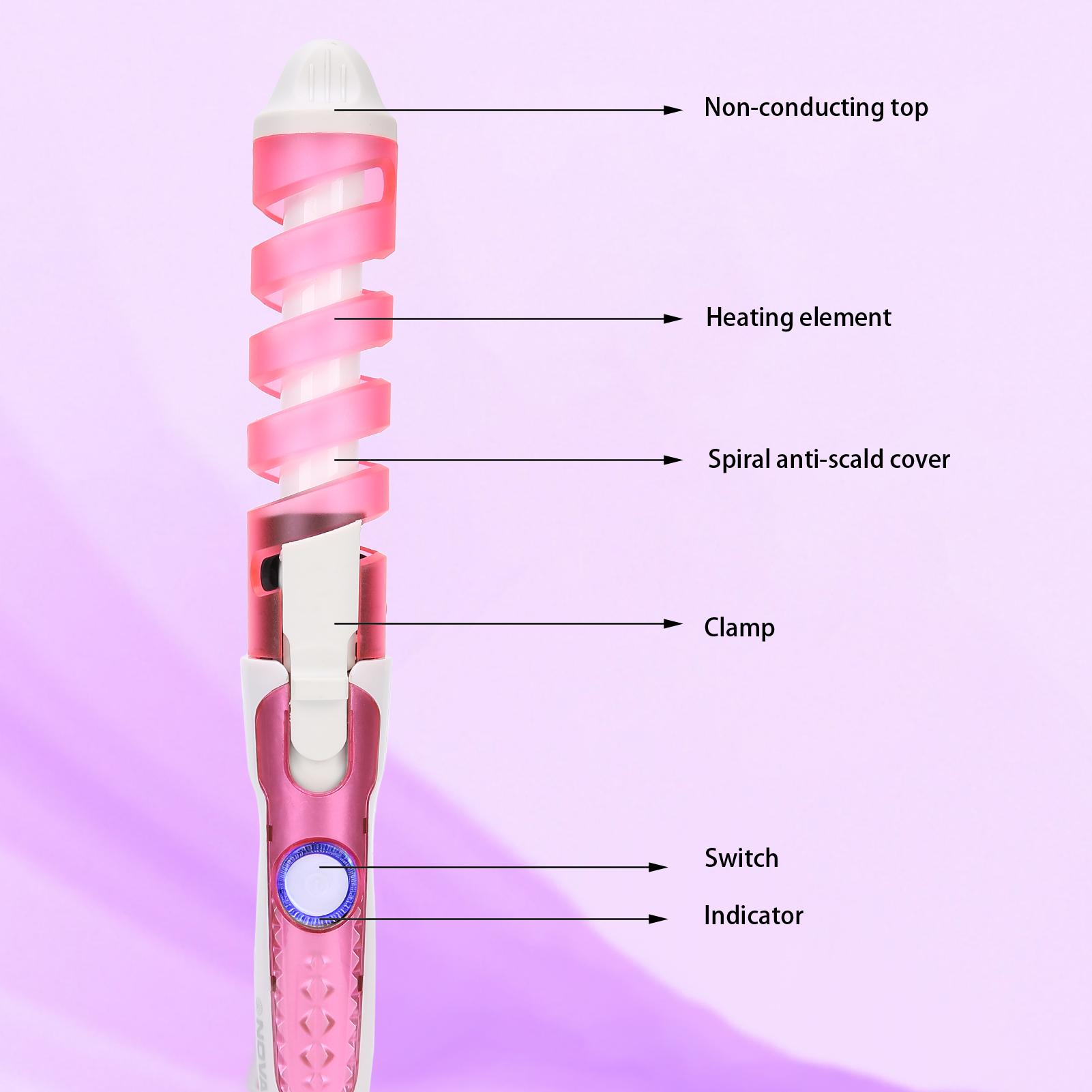 

Электрические щипцы для завивки волос Электрическая палочка для завивки волос Спиральные щипцы для завивки волос Щипцы для завивки волос Инструмент для укладки волос Спиральные щипцы для завивки волос 110‑240 В EU