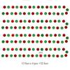 4m Paper Christmas Style Pull Flag Colored Disc Ornaments Home School Kindergarten Party Holiday Atmosphere Arrangement Props