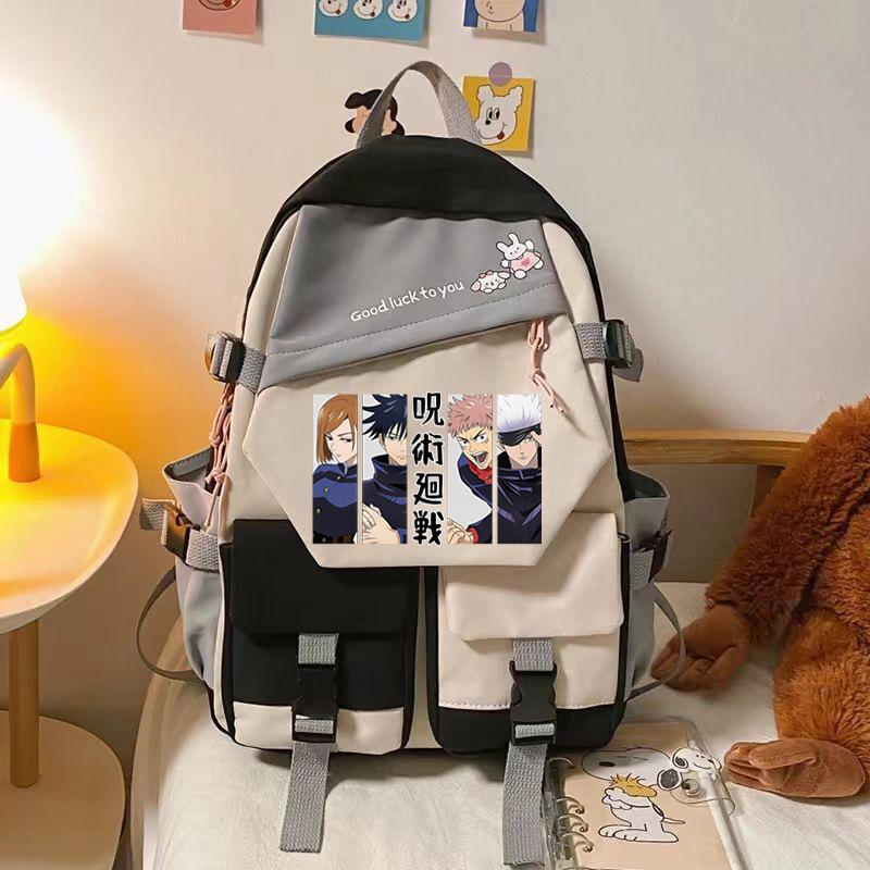 Day Mantra Peripheral Printed Backpack Youth Youth Student School Bag Lightweight Backpack Travel Bag