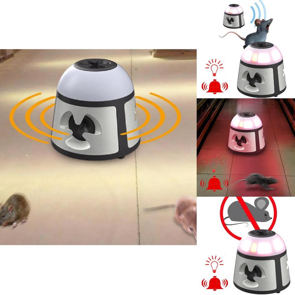 Advanced 360 Degree Animal Repeller Intelligent Led Flashing Rodent Repeller Device