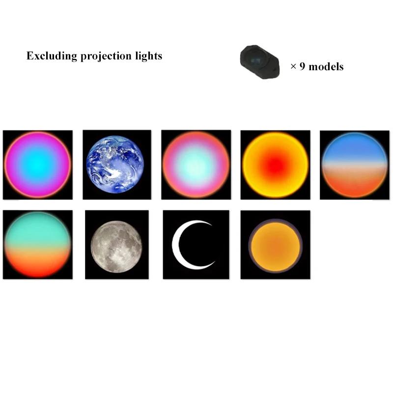 Projection Lamp Sheets Decoration Indoor Projector Light Pictures Reusable Holiday Party Lighting Decorative Replacement