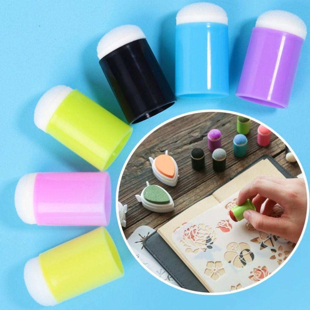 30pcs Inking Staining Dauber Sponge Craft Painting Finger Cot Finger Painting Sponge  Drawing